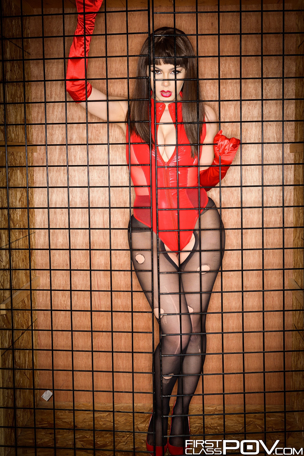 Spizoo 'Caged Valentina Nappi Savagely Dominated' starring Valentina Nappi (Photo 1)